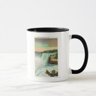Mug La vue de l'Américain tombe de l'île de chèvre