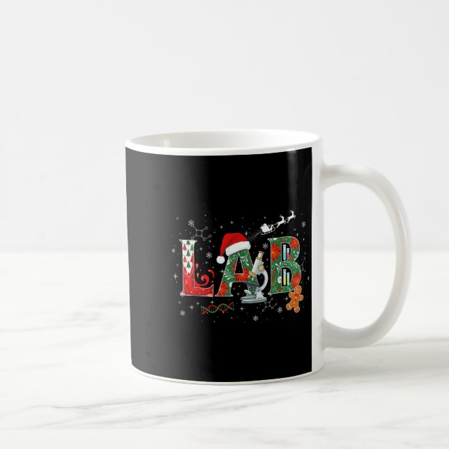 Mug Lab Christmas Laboratory Technician Science Xmas S (Droite)