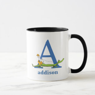 Mug L'ABC de Dr Seuss : Lettre A  - Bleu   Ajoutez vot