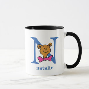 Mug L'ABC du Dr Seuss : Lettre N - Bleu   Ajoutez votr