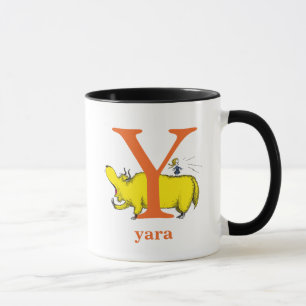 Mug L'ABC du Dr Seuss : Lettre Y - Orange Ajoutez vo
