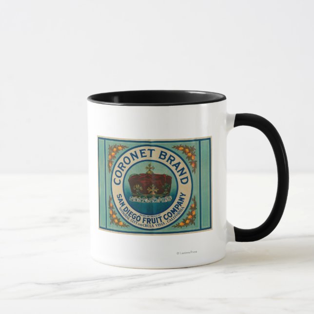 Mug Label Citron Coronet Chula Vista, CA (Droite)