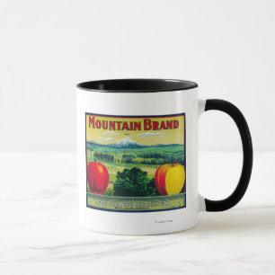 Mug Label Mountain Apple Crate Hood River, OU