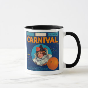 Mug Label orange carnavalAnaheim, CA