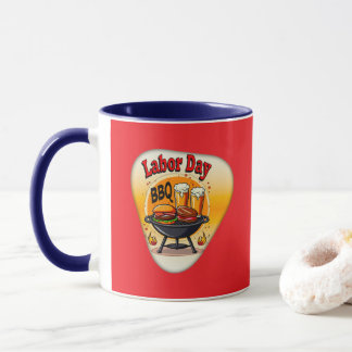 Mug Labor Day BBQ Party Design – Grill and Burger Holi