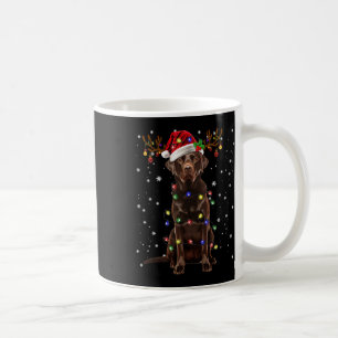 Mug Laboratoire de chocolat Labrador Arbre de Noël Pyj