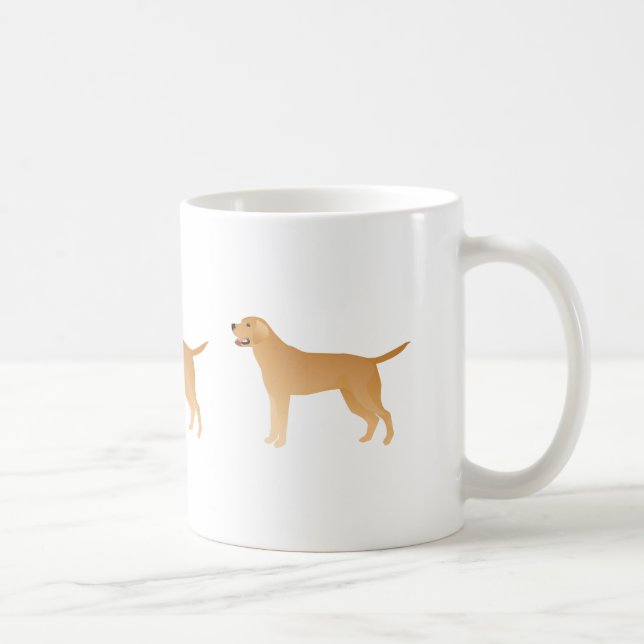 Mug Laboratoire Jaune - Labrador Retriever Retriever S (Droite)