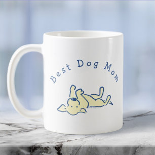 Mug Laboratoire Jaune Personnalisé Lounge Simple Blanc