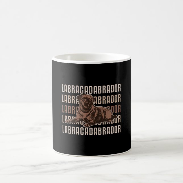 Mug Labracadabrador Labrador Retriever Amoureux des ch (Centre)