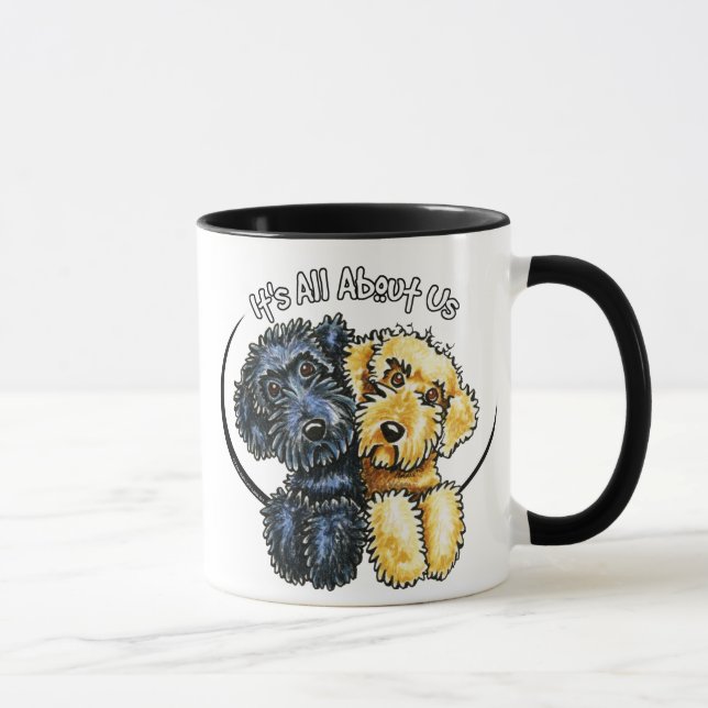 Mug Labradoodles Black Yellow IAAU (Droite)
