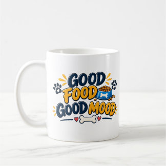 Mug Labrador Bonne Nourriture Bonne Humeur Chien Drôle