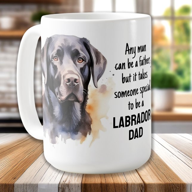 Mug Labrador Dad - Black Lab Amoureux des chiens - Fêt (Créateur téléchargé)