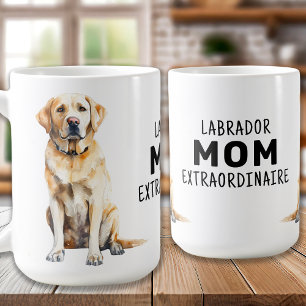Mug LABRADOR Jaune MOM mignon Amoureux des chiens anim