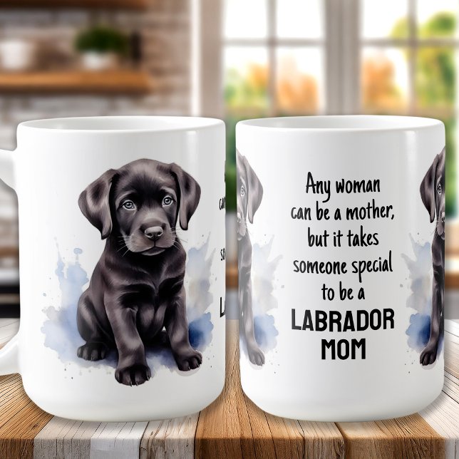 Mug Labrador Maman Amoureux des chiens Mignonne Fête d (Créateur téléchargé)