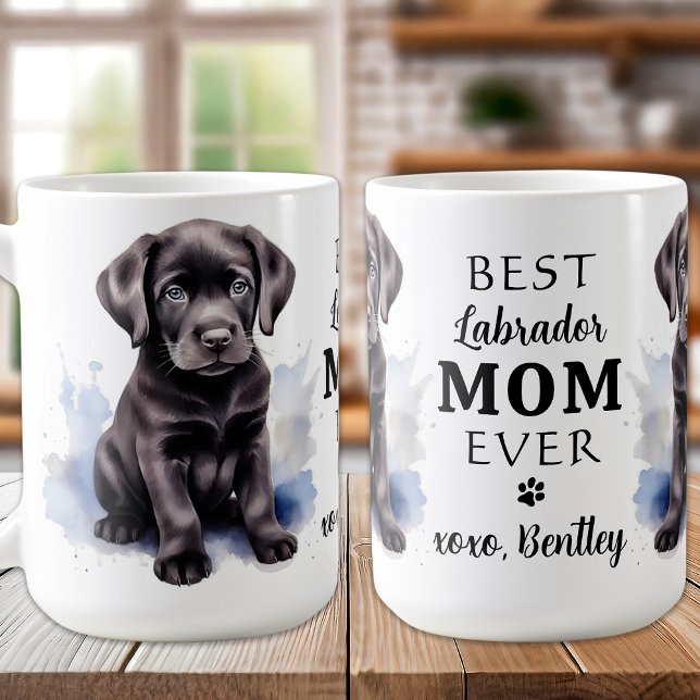 Mug LABRADOR MOM Amoureux des chiens personnalisé mign (Créateur téléchargé)