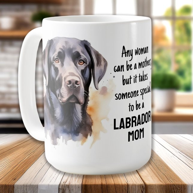 Mug Labrador Mom - Black Lab Amoureux des chiens - Fêt (Créateur téléchargé)