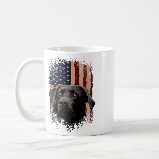 Mug Labrador noir américain propriétaire de Lab USA Fl (Gauche)