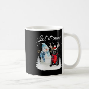 Mug Labrador Pup Père Noël Chien Noël Snowman Xmas Paj