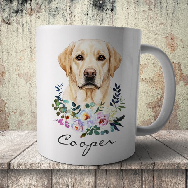 Mug Labrador Retriever aquarelle (Créateur téléchargé)