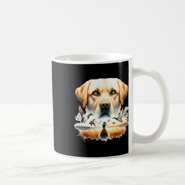 Mug Labrador Retriever Avec Des Canards Mallard Chasse (Droite)
