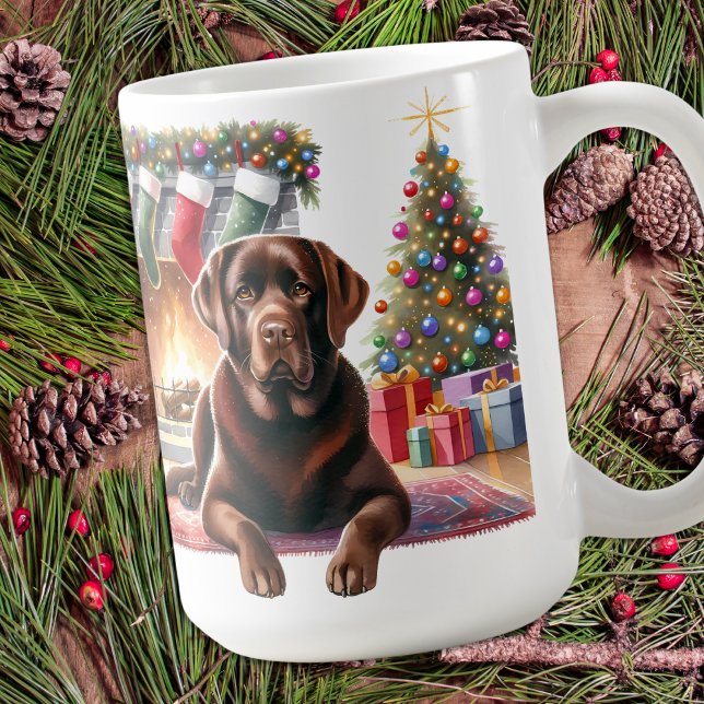 Mug Labrador Retriever Chien Noël Cosy Holiday (Créateur téléchargé)