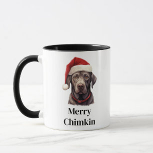 Mug Labrador Retriever Chien Santa Hat Christmas