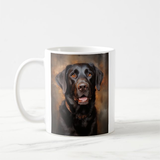 Mug Labrador Retriever Chocolat (Gauche)