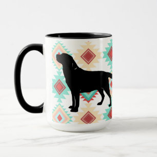 Mug Labrador Retriever Dog on Southwestern Arrière - 