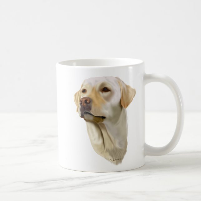 Mug Labrador Retriever jaune (Droite)