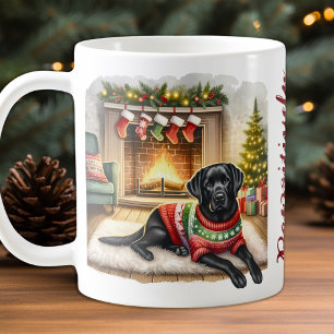 Mug Labrador Retriever mignon chien arbre de Noël