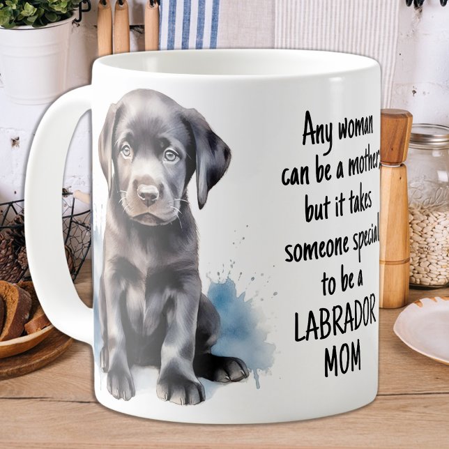 Mug Labrador Retriever Mom Chien Cute Puppy (Créateur téléchargé)