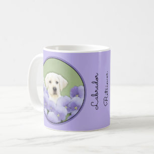 Mug Labrador Retriever Puppy Painting Original Chien A