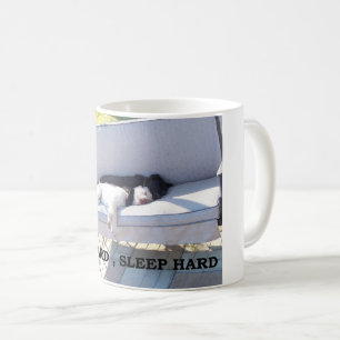 Mug Labrador Retriever Travail Dur Sommeil Dur