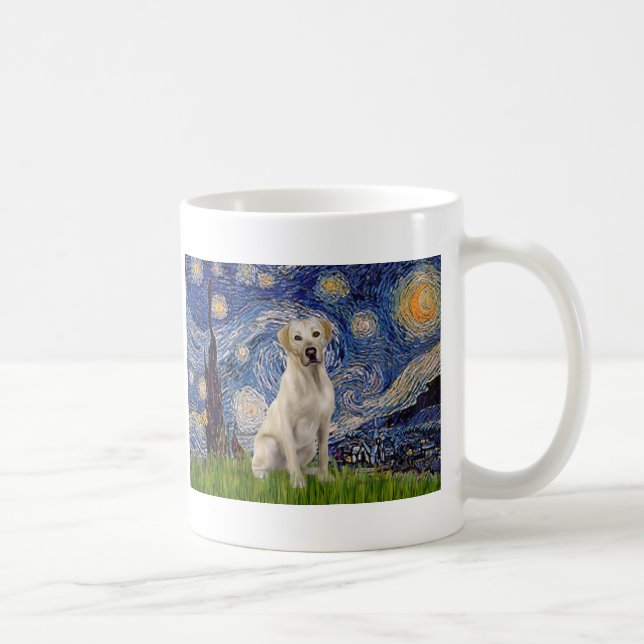 Mug Labrador (Y7) - Nuit étoilée (Droite)