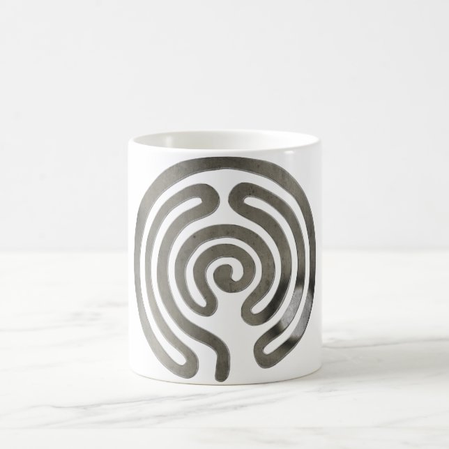 Mug labyrinthe argent antique (Centre)