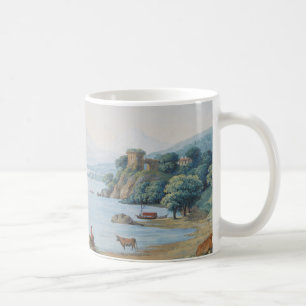 Mug Lac annecy avec le château par Karl Ludwig Hackert