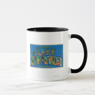 Mug Lac Arrowhead, Californie - Scènes de grandes lett