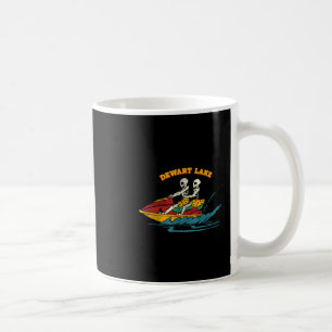 Mug Lac Dewart Indiana Squelette Drôle Moto Jet Ski Ré
