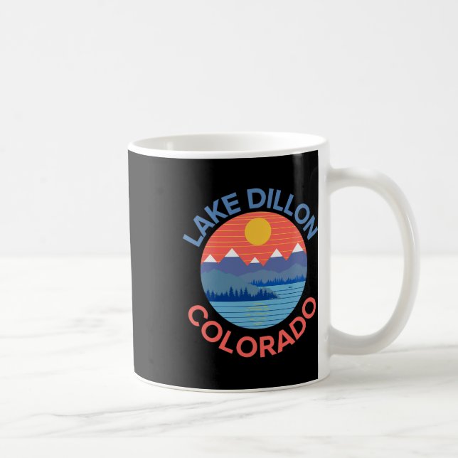 Mug Lac Dillon Colorado Pêche Randonnée Bateau  (Droite)