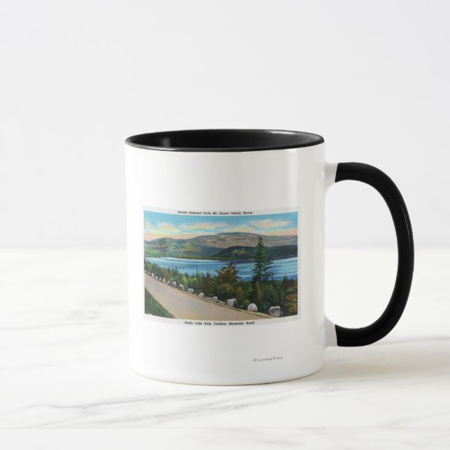 Mug Lac Eagle Vue depuis Cadillac Mt Road (Droite)