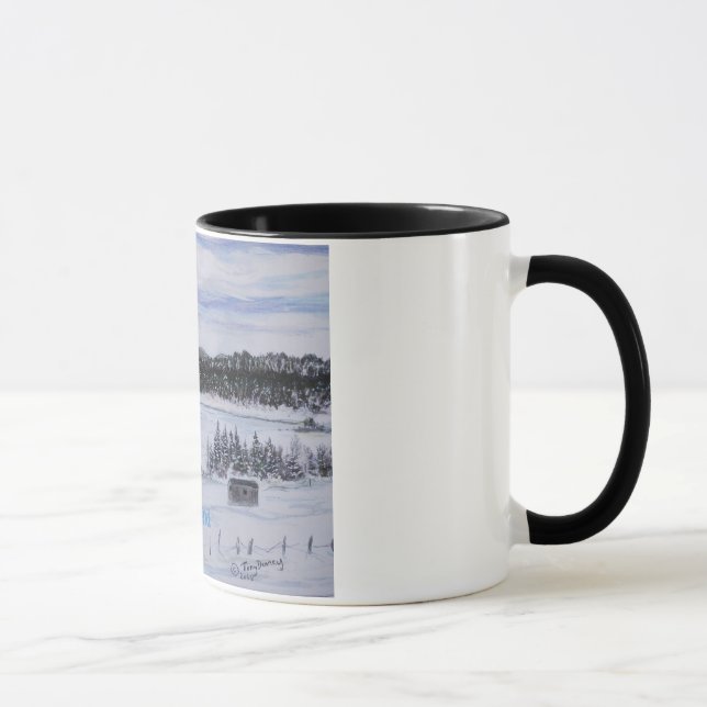 Mug lac gelé NL Canada cabine sur l'étang (Droite)