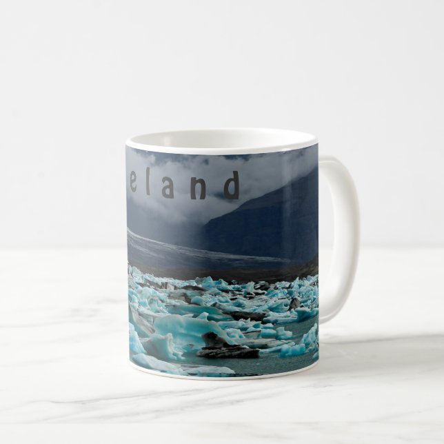 Mug Lac glaciaire Jokulsarlon - Islande (Devant droit)