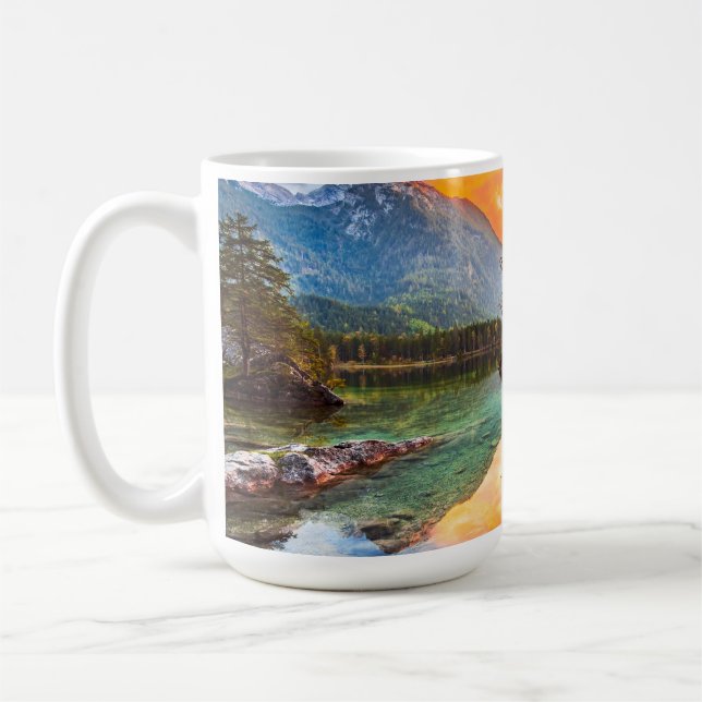 Mug Lac Hintersee, Bavière, Allemagne (Gauche)