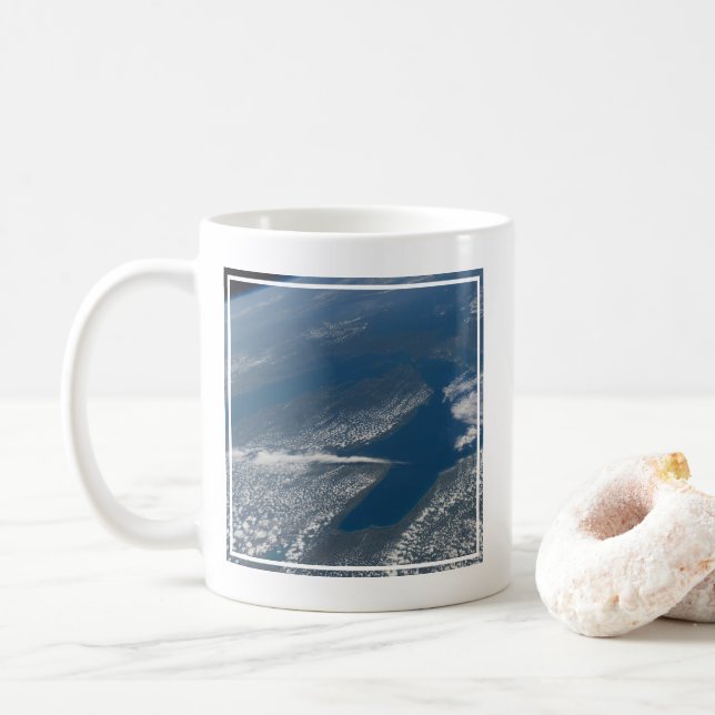 Mug Lac Michigan, Lac Huron Et État Du Michigan. (Avec donut)
