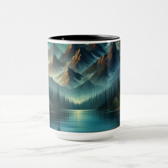 Mug Lac Mountain/cabine sous les étoiles (Centre)