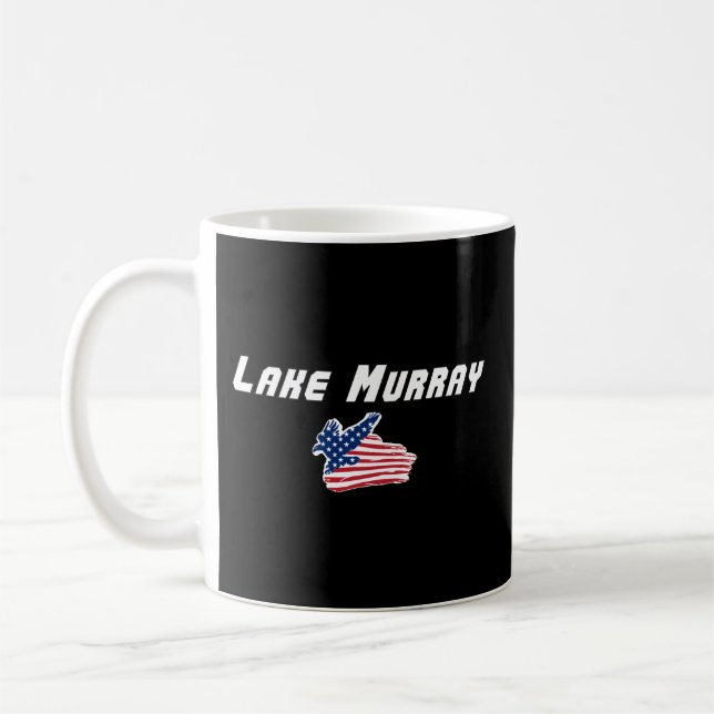 Mug Lac Murray Caroline du Sud Aigle Patriotique Café (Gauche)