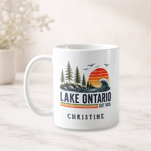 Mug Lac Ontario Vintage Grands Lacs Vie Lacustre