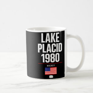 Mug Lac placide 1980 hockey vintage puck usa new york