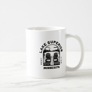 Mug Lac Supérieur Minnesota Outdoors Vintage 1