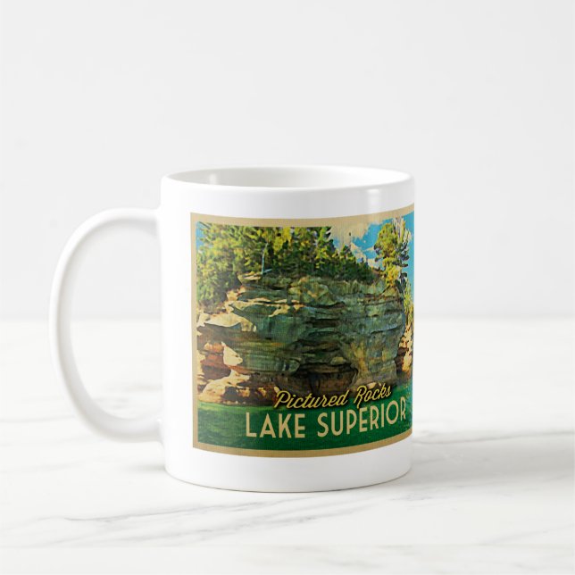 Mug Lac Supérieur Pictures Rocks (Gauche)